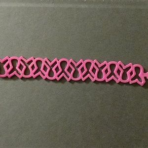 Breast cancer awareness bracelet